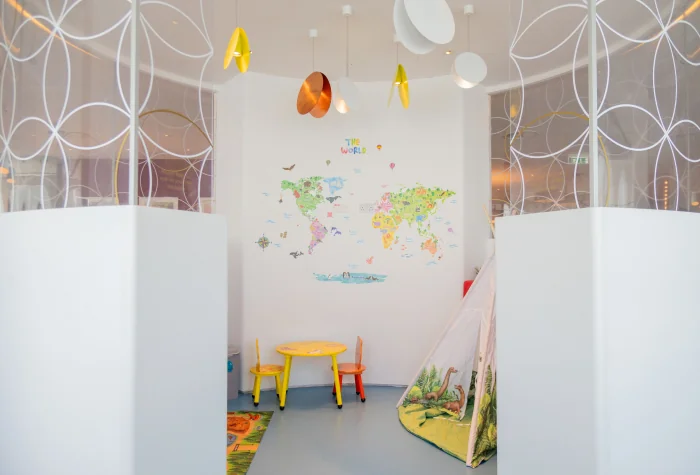 Play area at the Plaza Express North Lounge