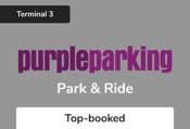 Purple Parking Park and Ride Terminal 3 logo