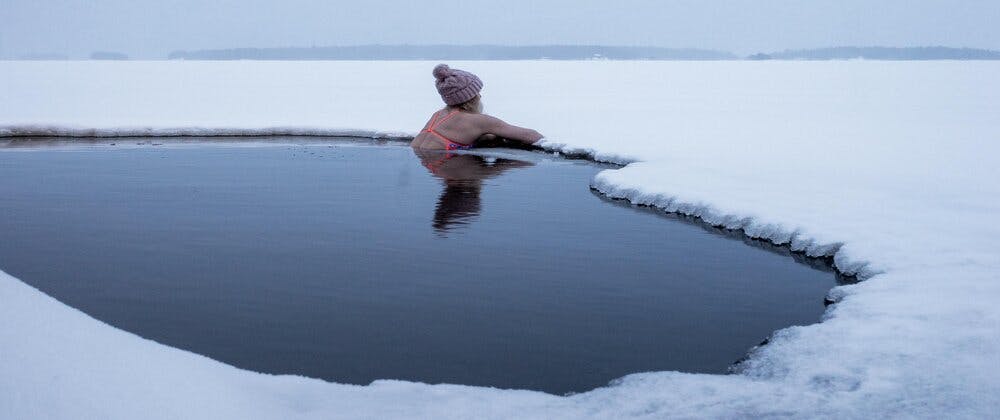 Ice swimming in Finland