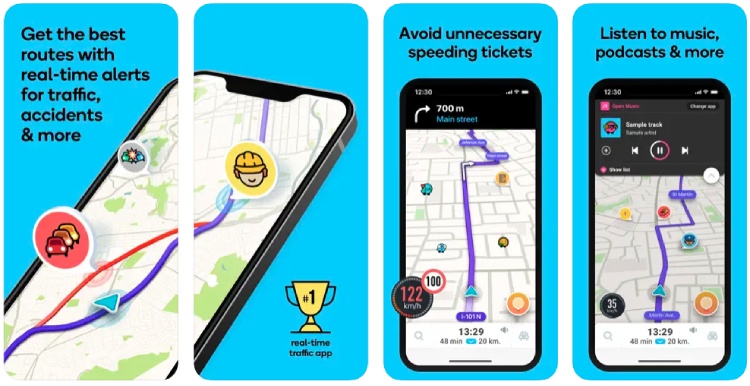 Waze no sales gps iphone