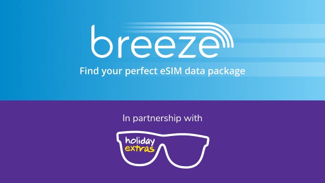 Breeze eSIM Partnership with Holiday Extras Logo