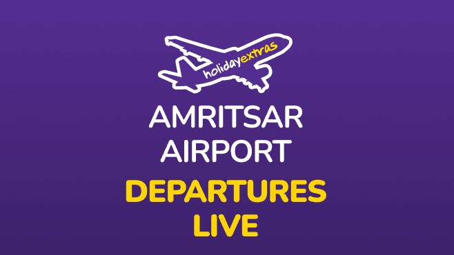Amritsar Airport Departures Mobile Banner