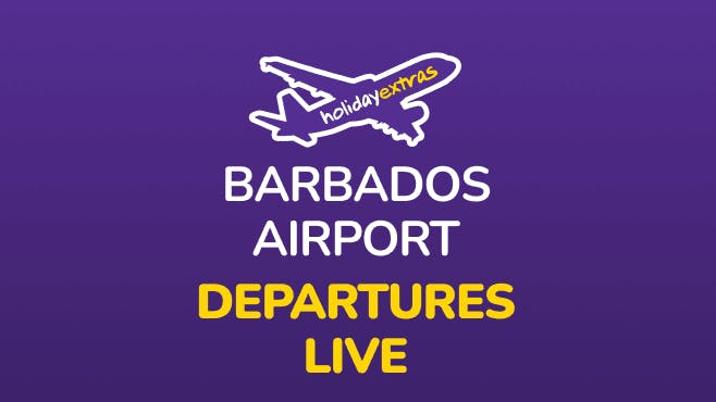 Barbados Airport Departures Mobile Banner