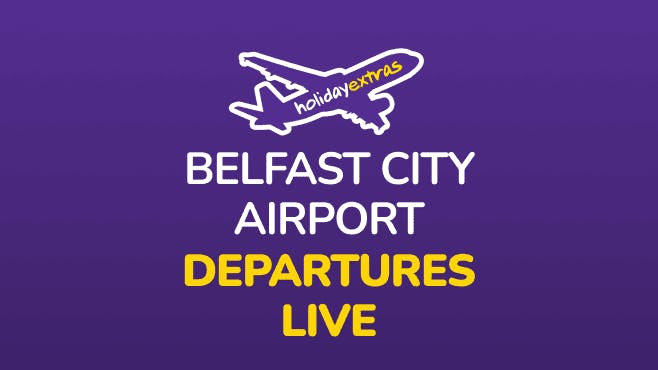 Belfast City Airport Departures Mobile Banner