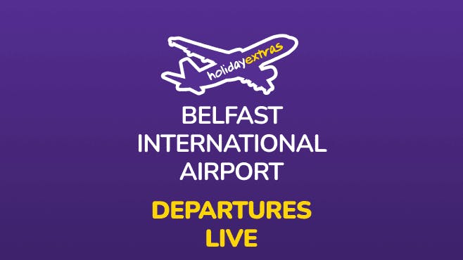 Belfast International Airport Departures Mobile Banner