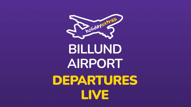 Billund Airport Departures Mobile Banner