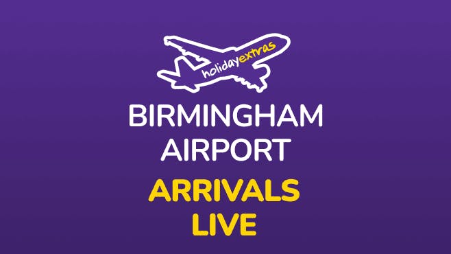 Birmingham Airport Arrivals Mobile Banner
