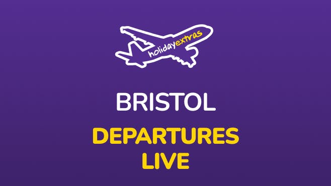 Bristol Airport Departures Mobile Banner