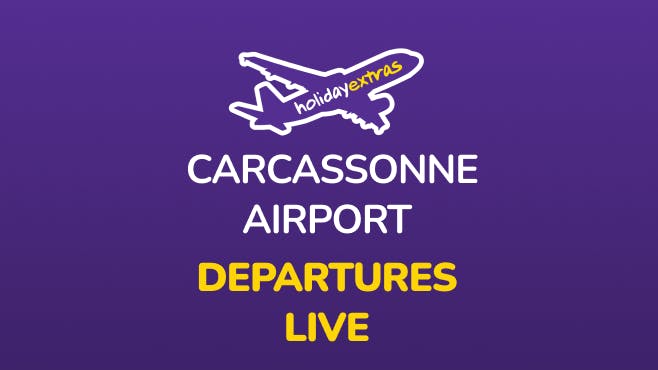 Carcassonne Airport Departures Mobile Banner