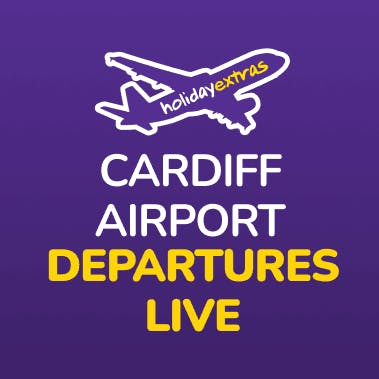 Cardiff Airport Departures Desktop Banner