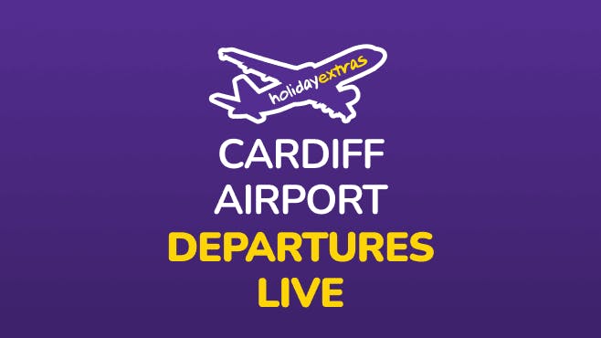 Cardiff Airport Departures Mobile Banner