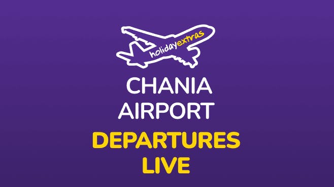 Chania Airport Departures Mobile Banner