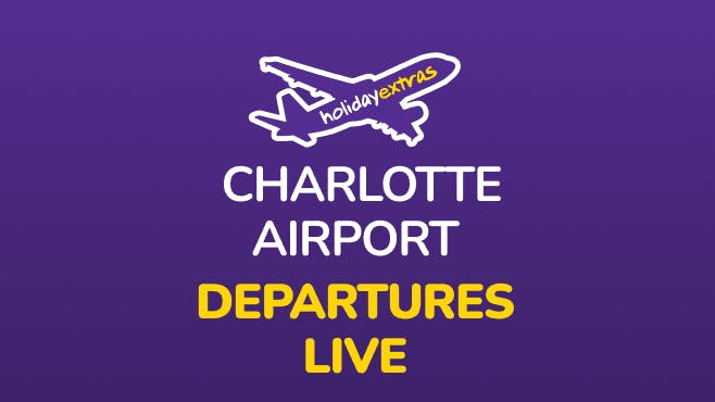 Charlotte Airport Departures Mobile Banner