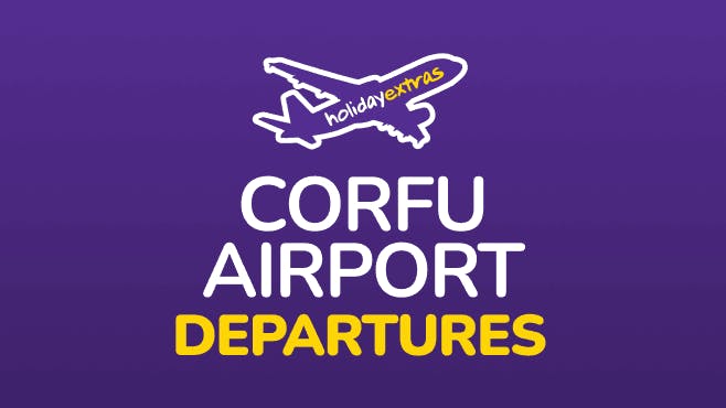 Corfu Airport Departures Mobile Banner