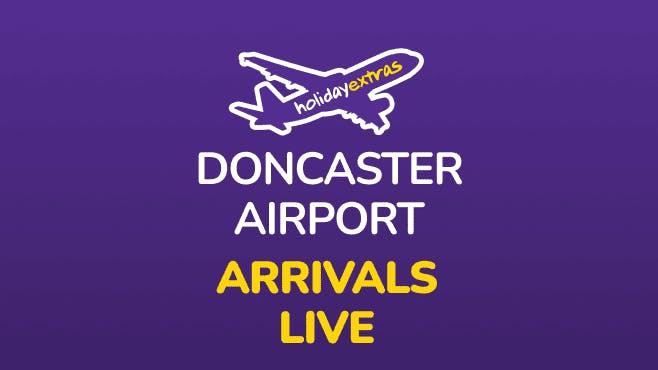 Doncaster Airport Arrivals Mobile Banner
