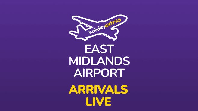 East Midlands Airport Arrivals Mobile Banner