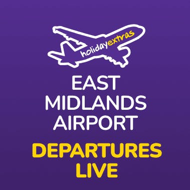 East Midlands Airport Departures Desktop Banner
