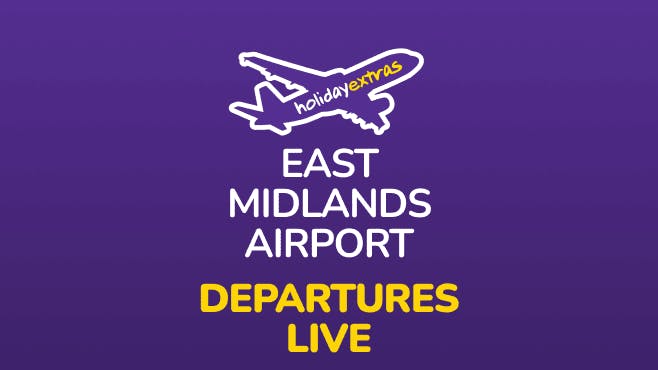 East Midlands Airport Departures Mobile Banner