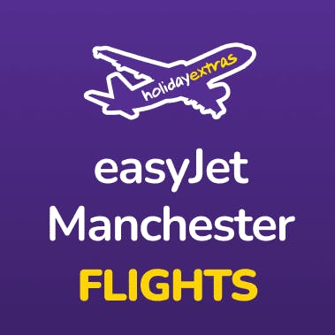  Holiday Extras easyJet Manchester Airport flights