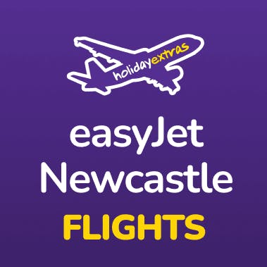  Holiday Extras easyJet Newcastle Airport flights
