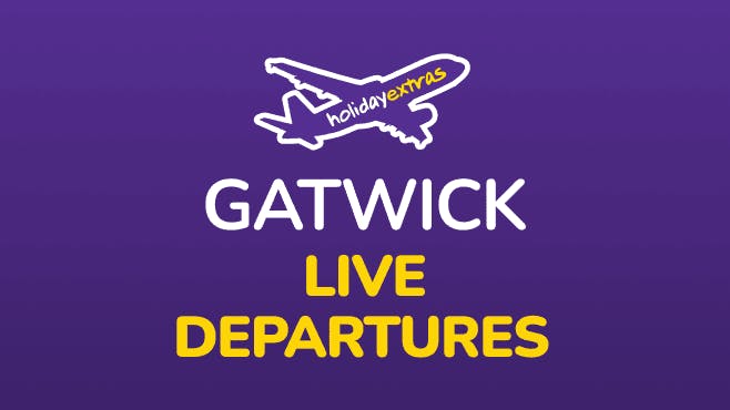 Gatwick Airport Departures Mobile Banner