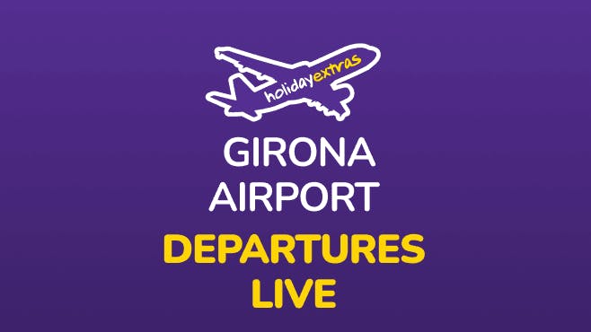 Girona Airport Departures Mobile Banner