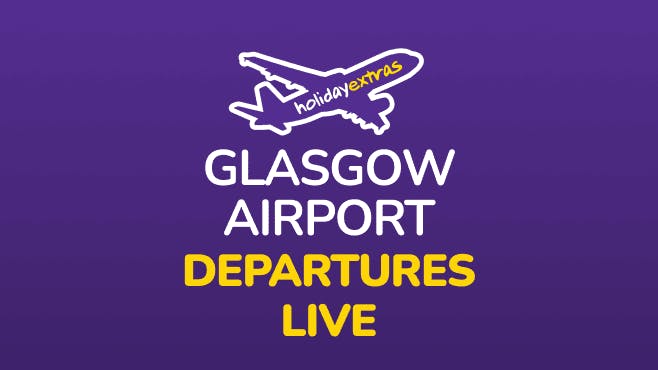 Glasgow Airport Departures Mobile Banner