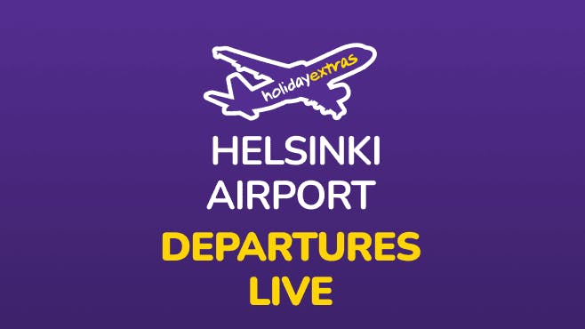 Helsinki Airport Departures Mobile Banner
