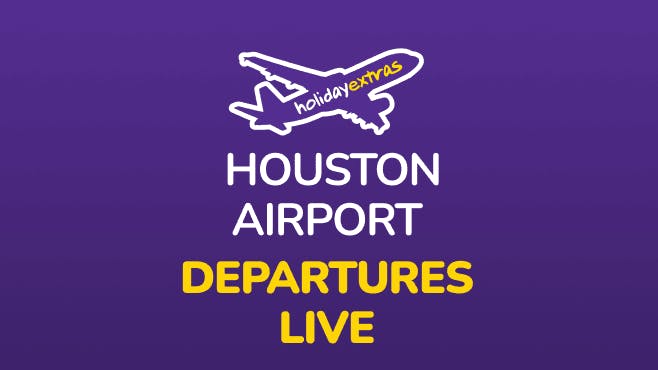 Houston Airport Departures Mobile Banner