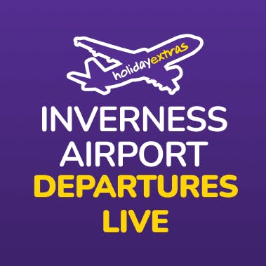 Inverness Airport Departures Desktop Banner