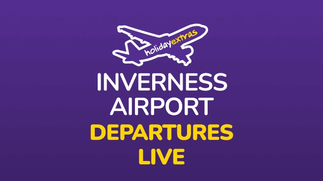 Inverness Airport Departures Mobile Banner