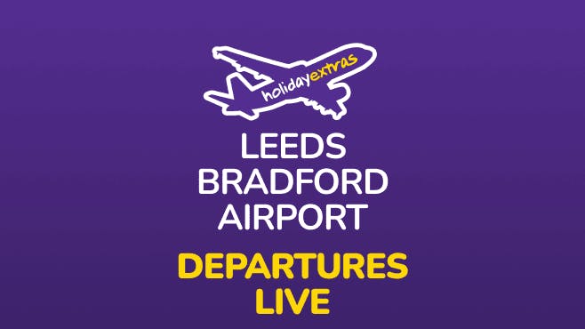 Leeds Bradford Airport Departures Mobile Banner