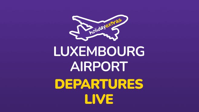 Luxembourg Airport Departures Mobile Banner