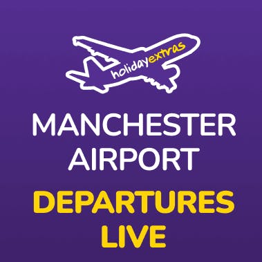 Manchester Airport Departures Desktop Banner