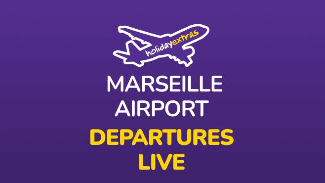Marseille Airport Departures Mobile Banner