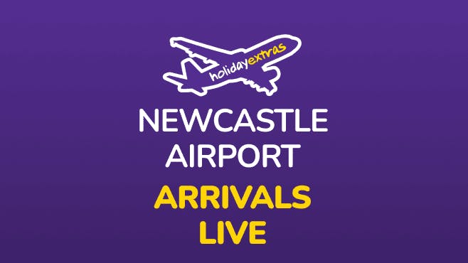Newcastle Airport Arrivals Mobile Banner