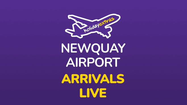Newquay Airport Arrivals Mobile Banner