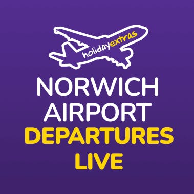 Norwich Airport Departures Desktop Banner