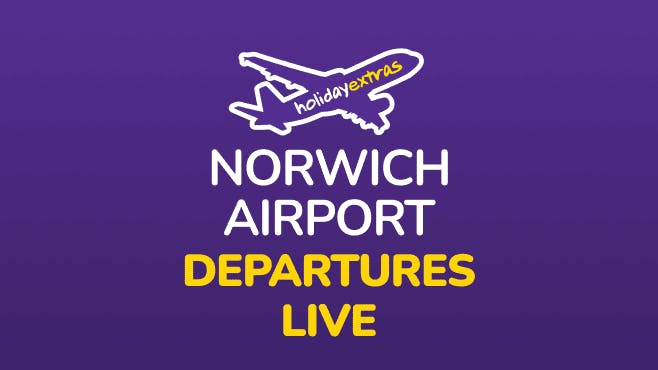 Norwich Airport Departures Mobile Banner