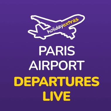 Paris Airport Departures Desktop Banner