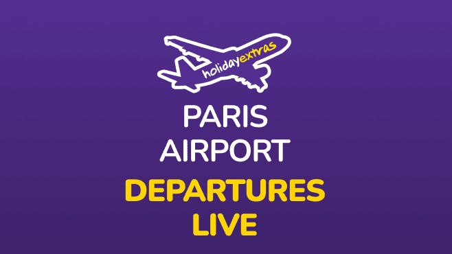 Paris Airport Departures Mobile Banner