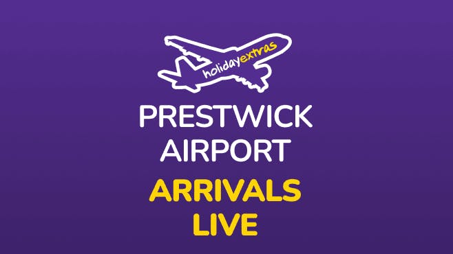 Prestwick Airport Arrivals Mobile Banner