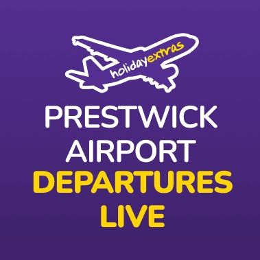 Prestwick Airport Departures Desktop Banner