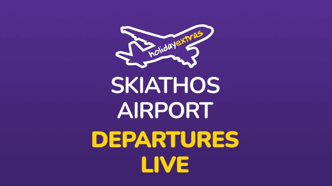 Skiathos Airport Departures Mobile Banner