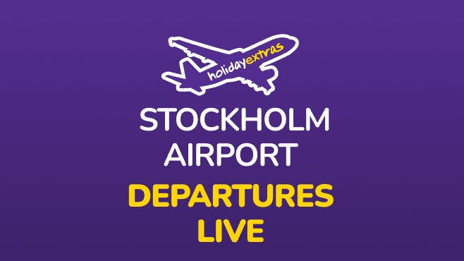 Stockholm Airport Departures Mobile Banner