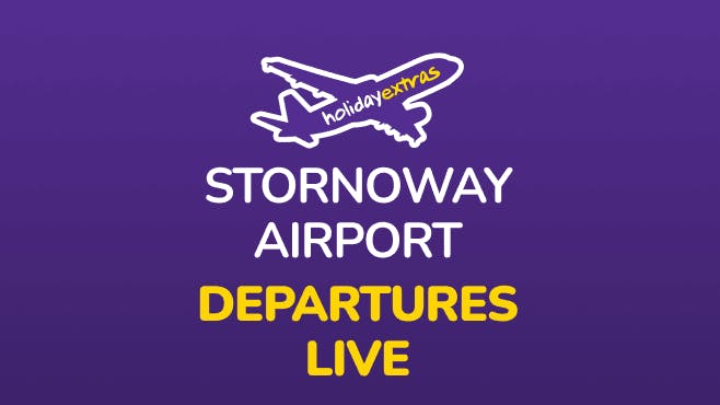 Stornoway Airport Departures Mobile Banner
