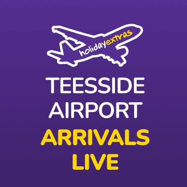 Teesside Airport Arrivals Desktop Banner