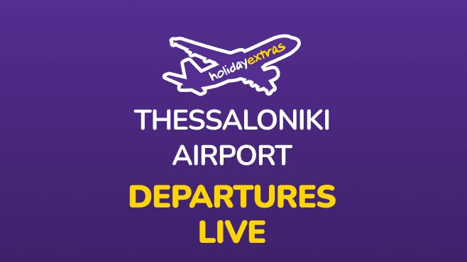 Thessaloniki Airport Departures Mobile Banner