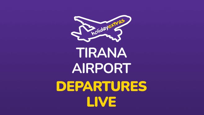 Tirana Airport Departures Mobile Banner