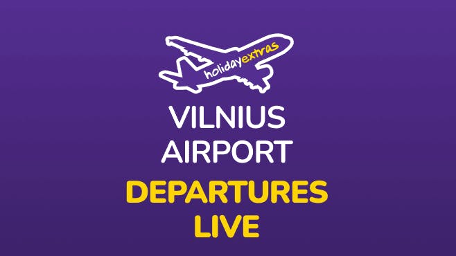 Vilnius Airport Departures Mobile Banner